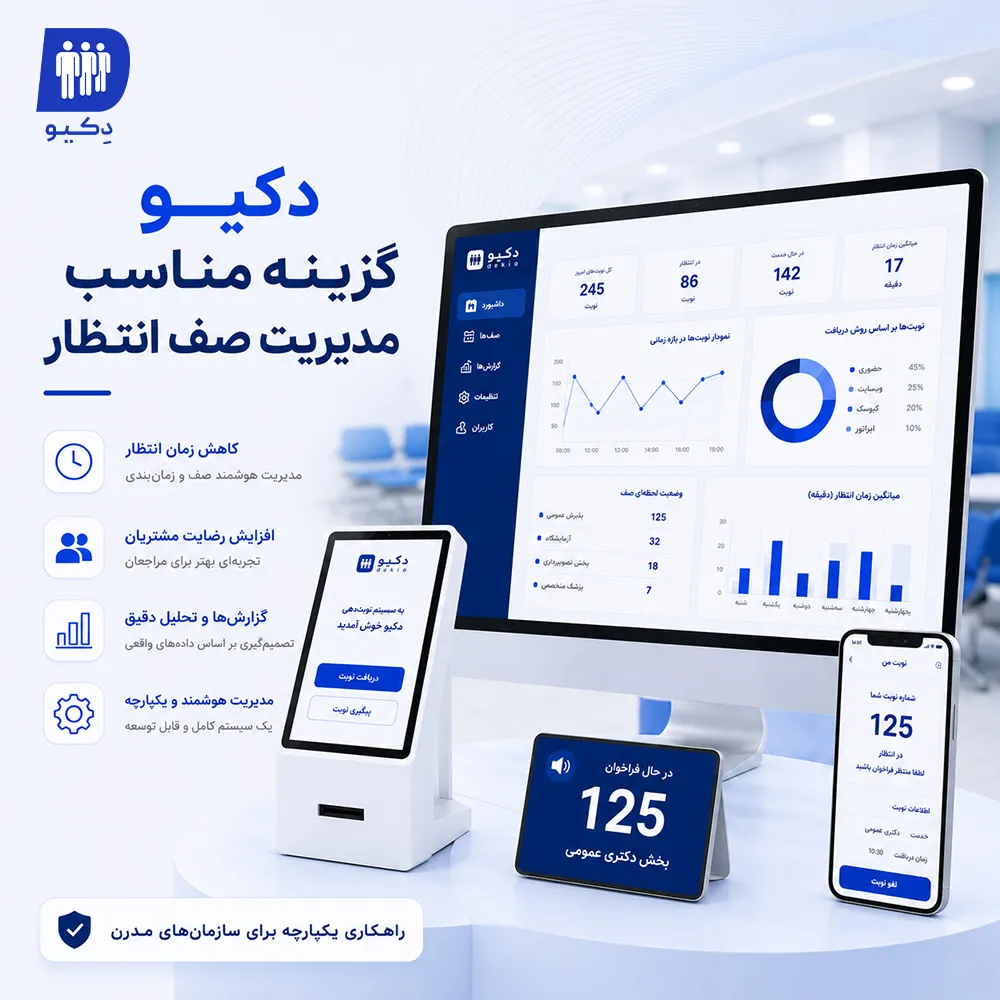 بهترین نرم افزار نوبت دهی صف و مدیریت صف انتظار دکیو